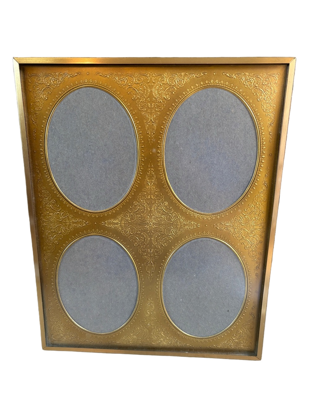 Vintage Burnes of Boston Daguerreo style gold frame 8x10